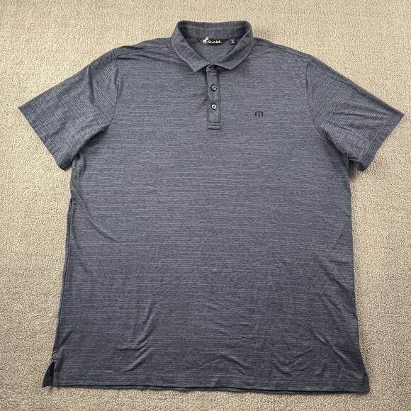 Travis Mathew Polo Shirt Adult 2XL XXL Short Sleeve Golf Golfing Casual Men's - Picture 1 of 14